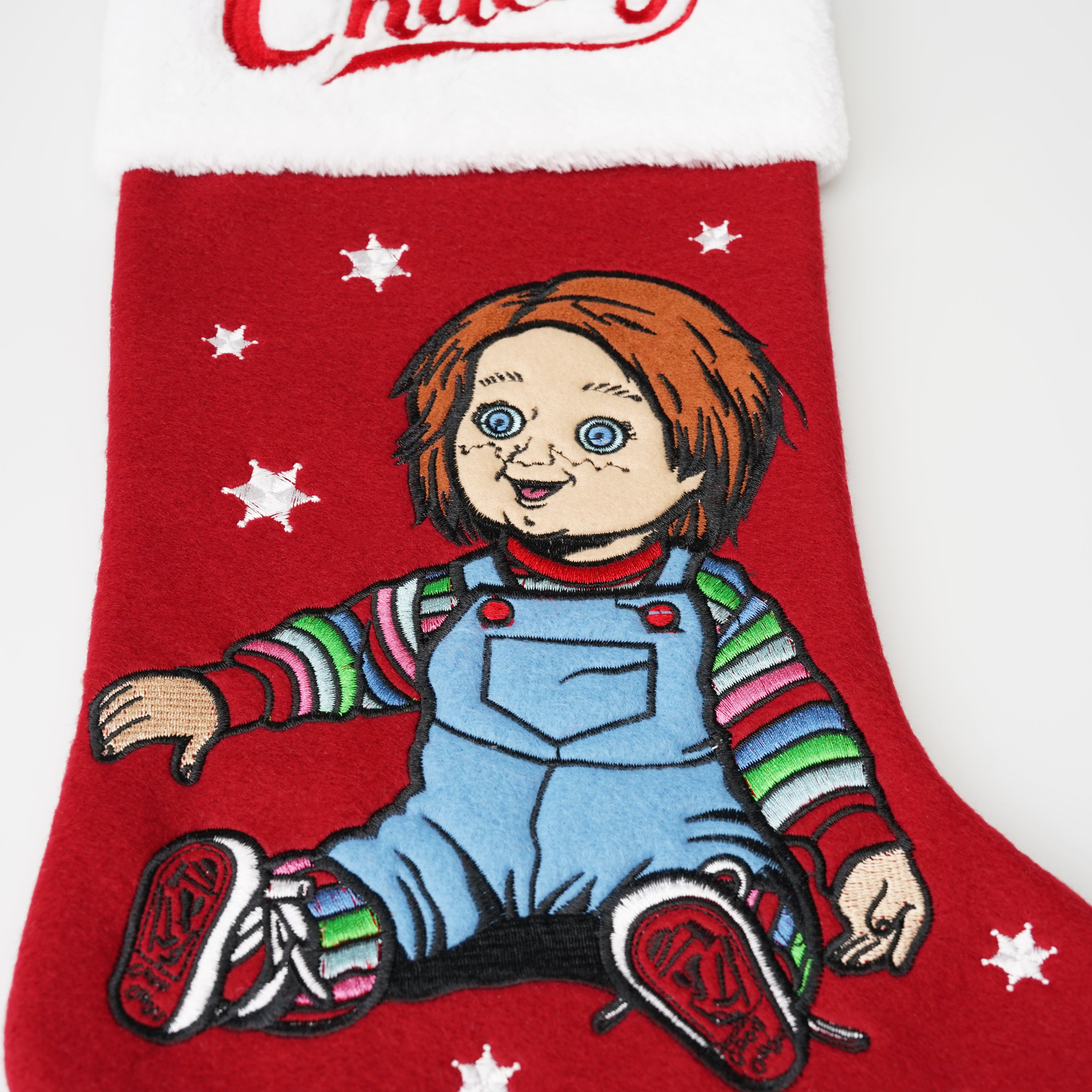 Chucky 20 inch Appliqué Christmas Stocking – WondaPop
