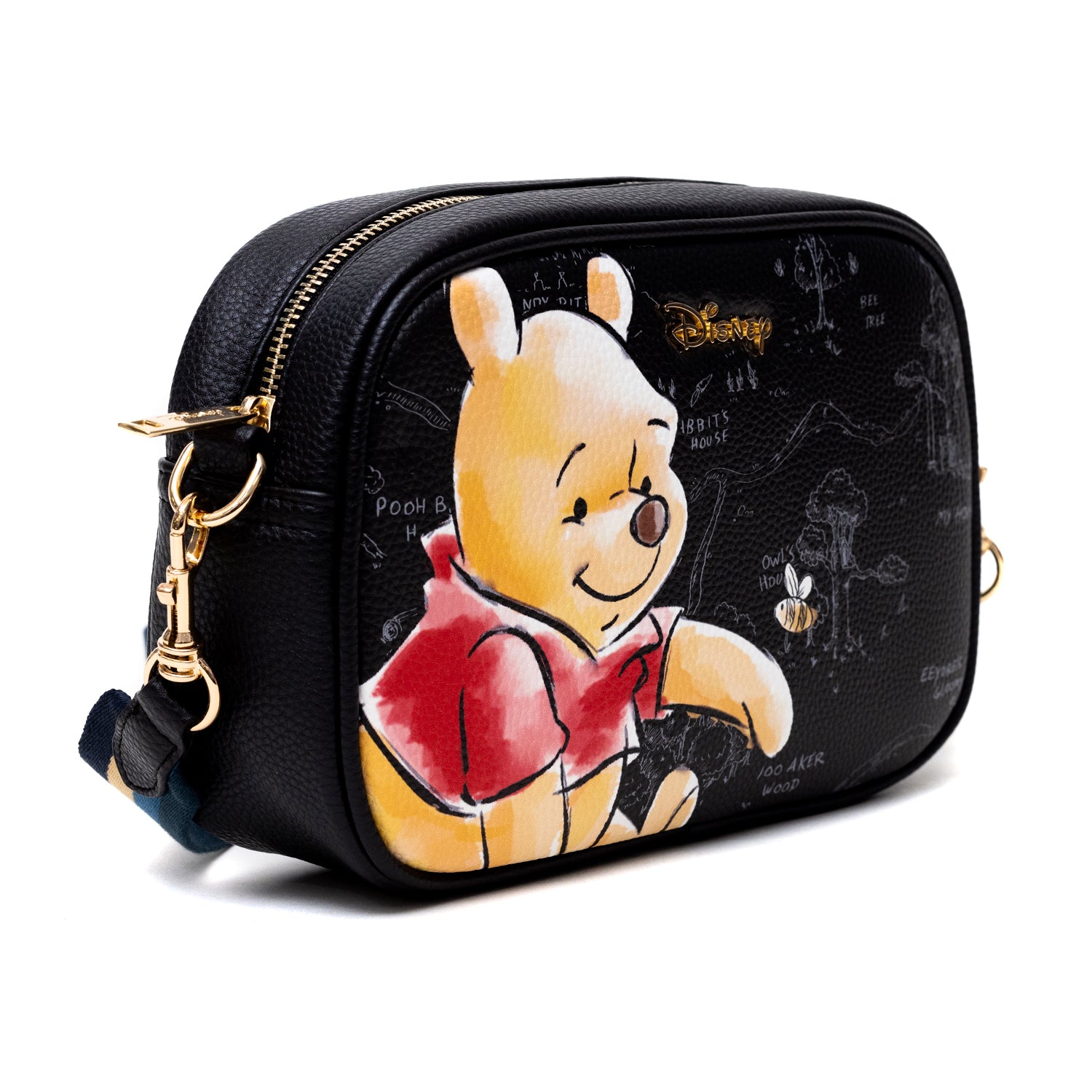 WondaPop Designer Series Winnie the Pooh Crossbody Shoulder Bag