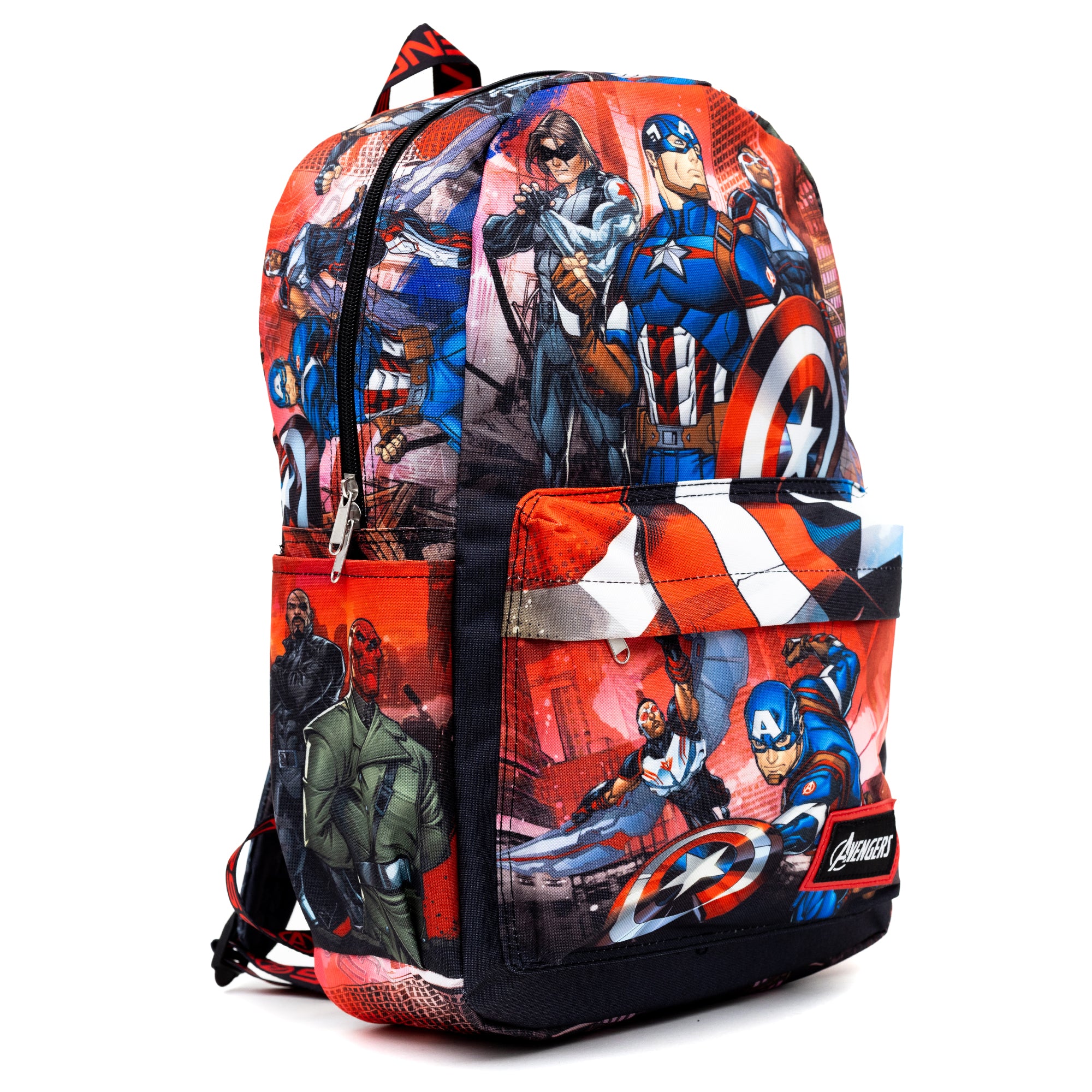 avengers jansport backpack Wondapop Avengers Captain America 17" Full Size Nylon Backpack