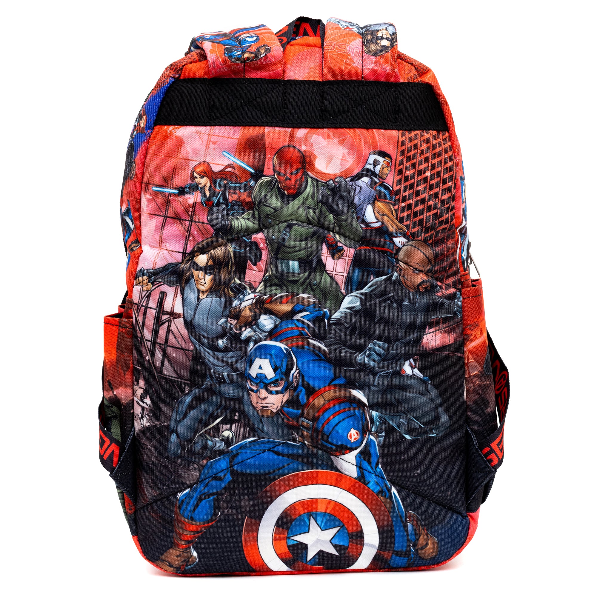 Wondapop Avengers Captain America 17" Full Size Nylon Backpack Wondapop Avengers Captain America 17" Full Size Nylon Backpack