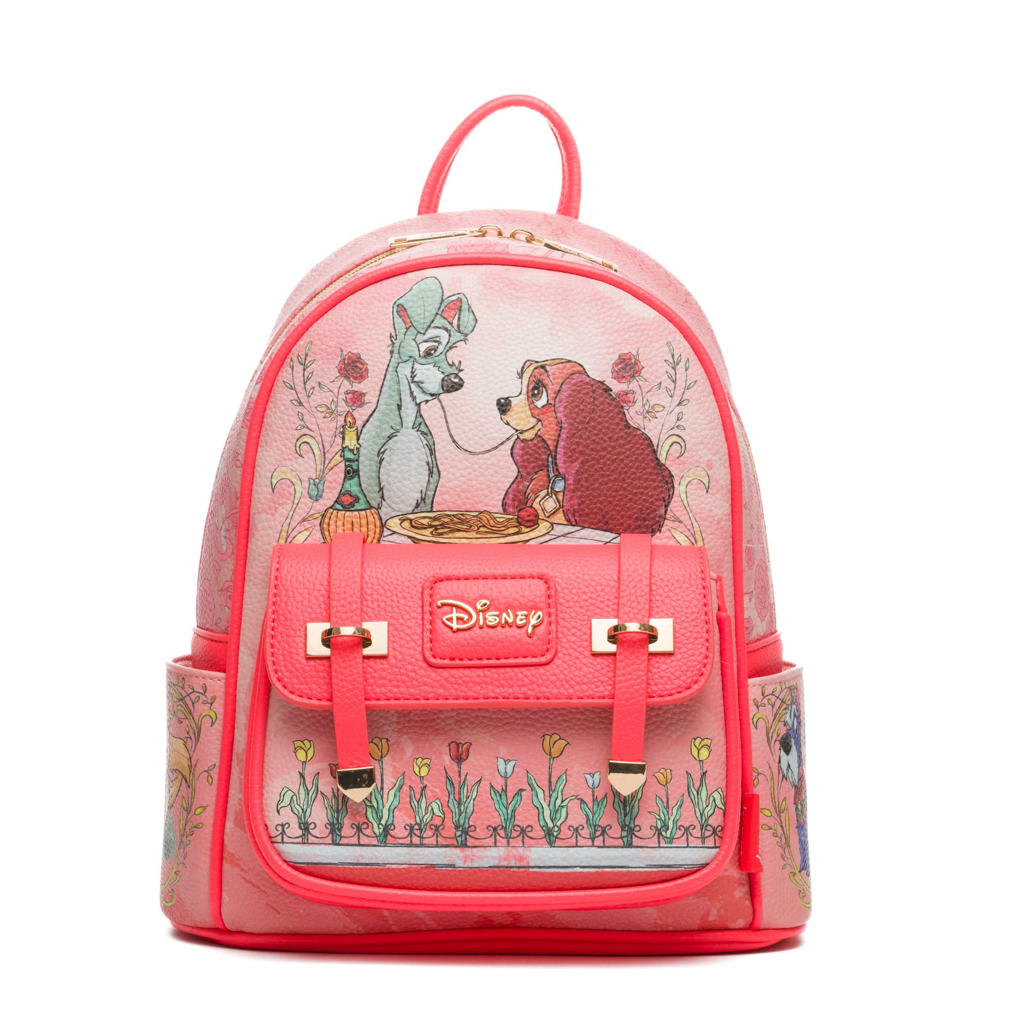 Disney's Lady and the Tramp 11-inch Vegan Leather Mini Backpack