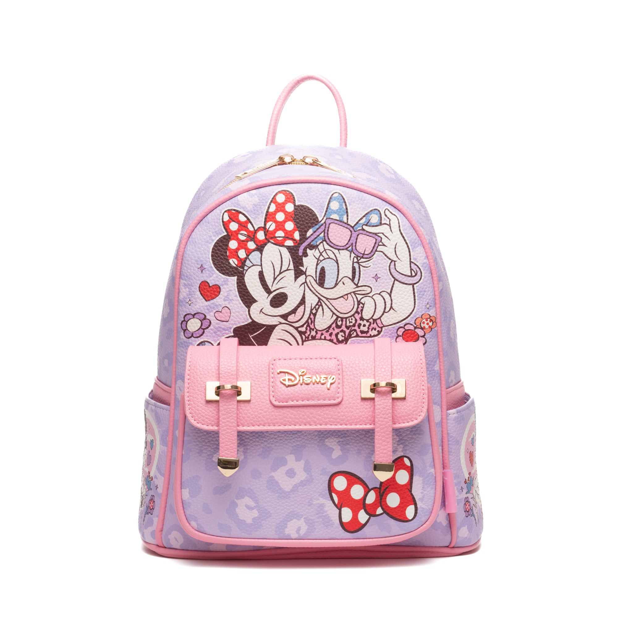 PROMO Minnie Mouse and Daisy Duck 11-inch Vegan Leather Mini Backpack