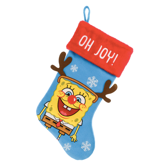 SpongeBob SquarePants Applique Christmas Stocking