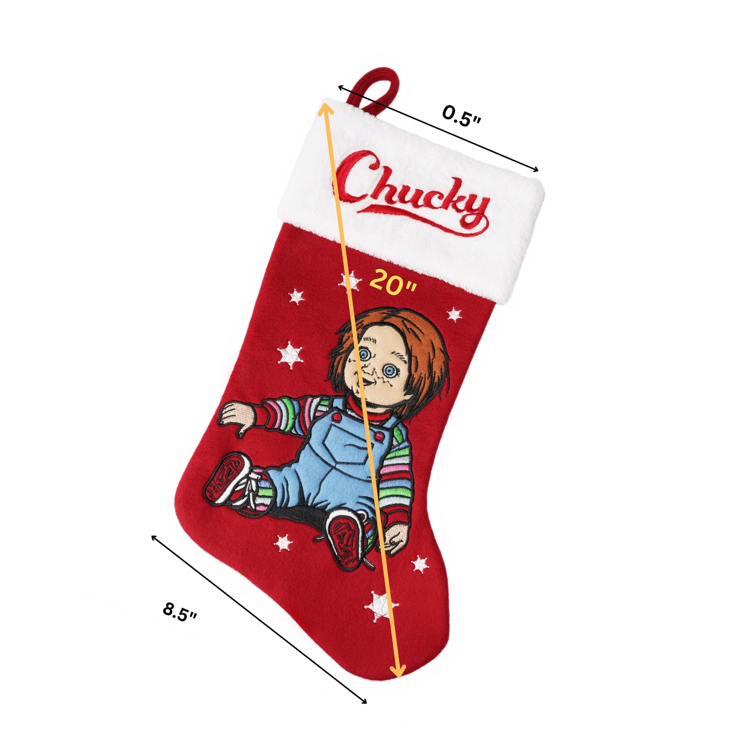 
                  
                    Chucky 20 inch Appliqué Christmas Stocking
                  
                