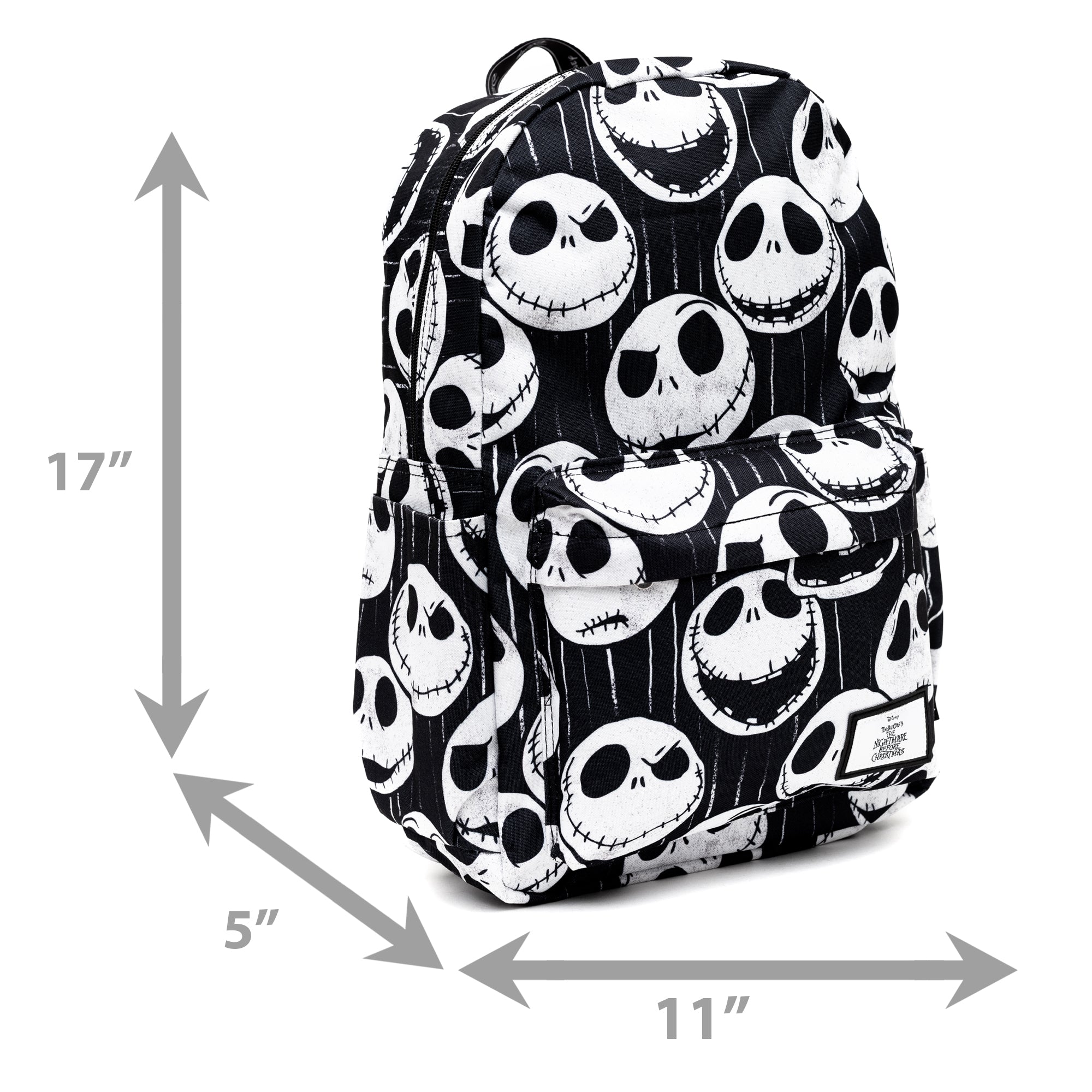 Disney Nightmare Before Christmas Jack Full-Size Transparent Backpack NWT​ Nightmare Before Christmas Smiling Jack Light-Up Loungefly  main image 4