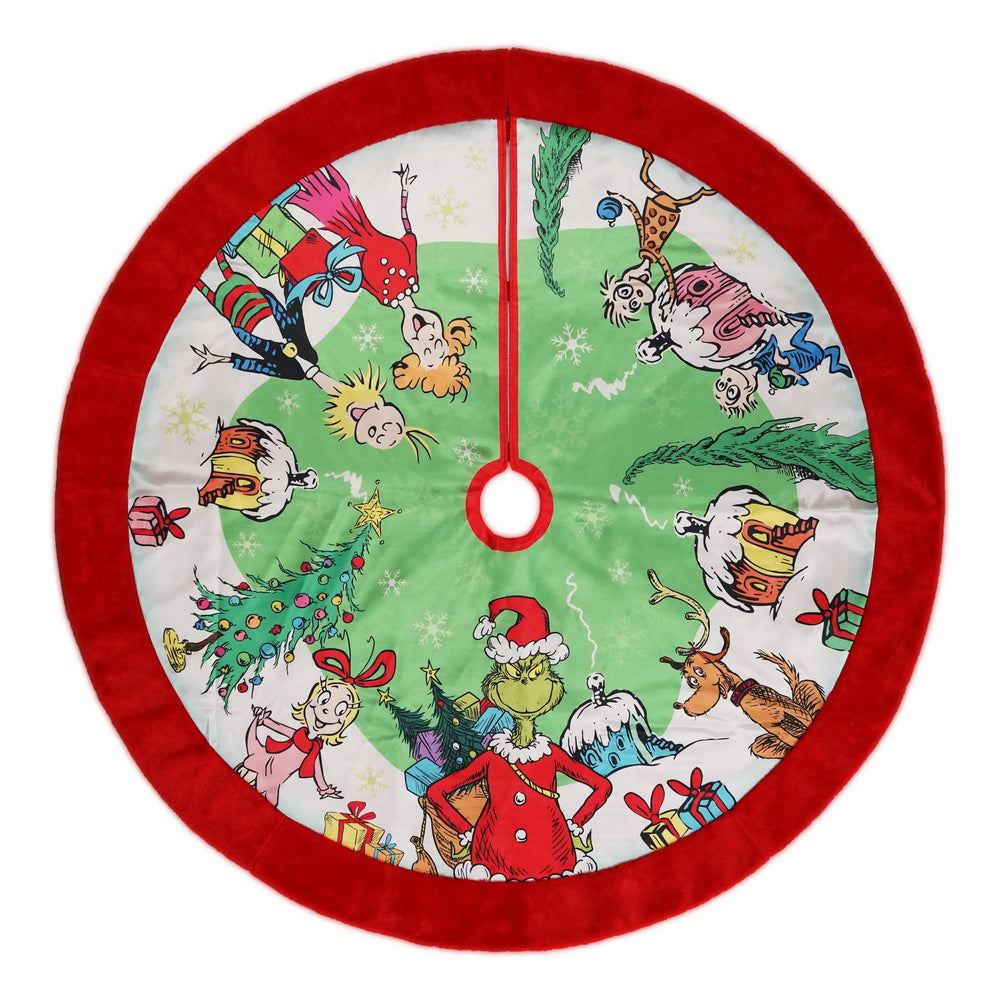 The Grinch Who Stole Christmas 48 inch Printed Tree Skirt