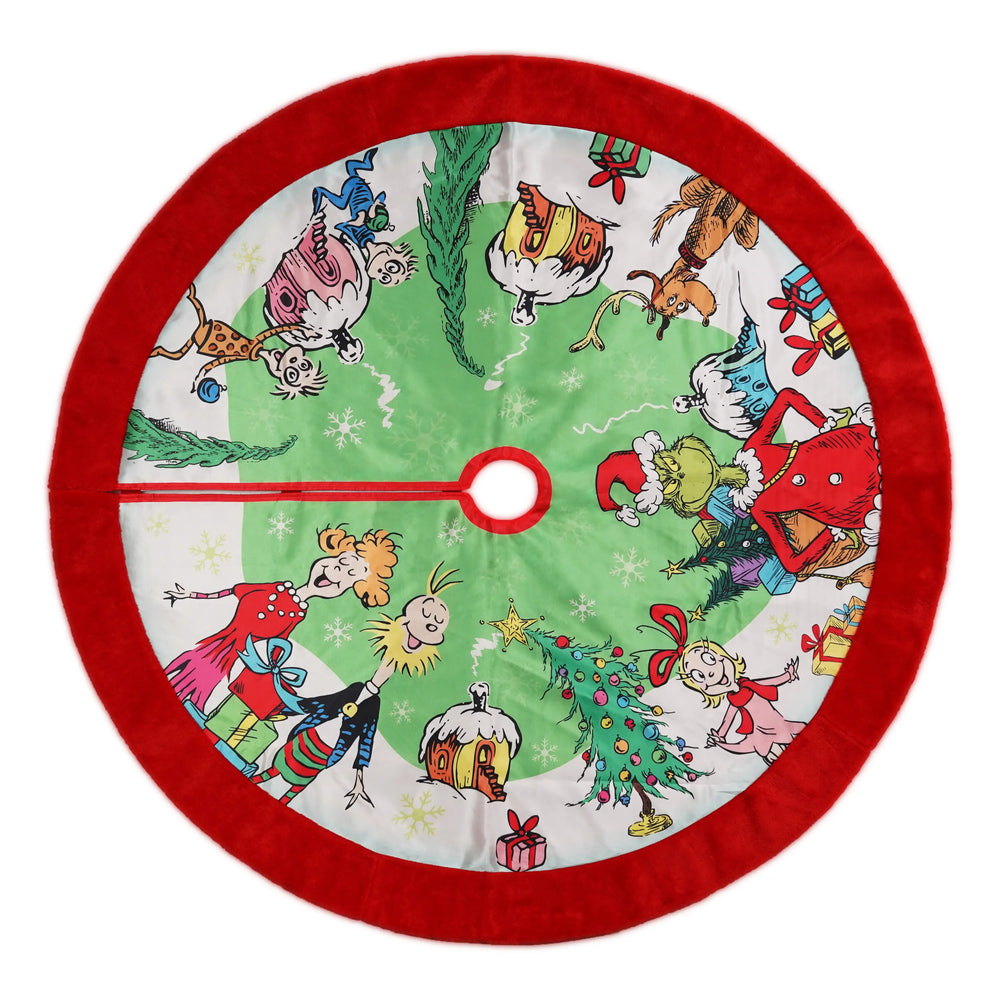 The Grinch Who Stole Christmas 48 inch Printed Tree Skirt