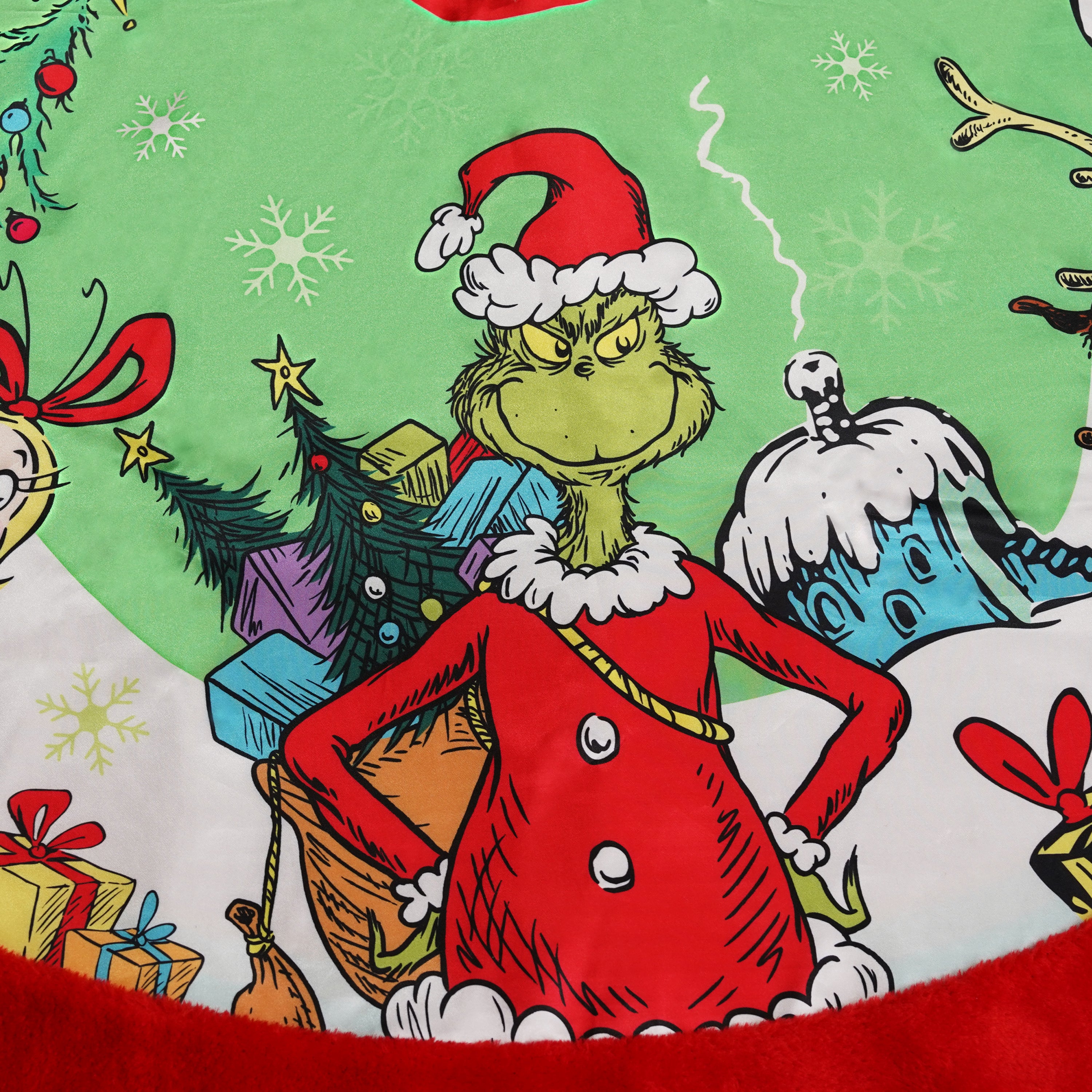 The Grinch Who Stole Christmas 48 inch Printed Tree Skirt