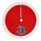 Stitch from Lilo and Stitch Applique Christmas Tree Skirt