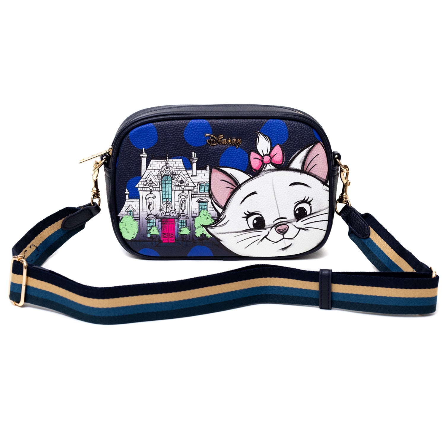 Disney - The Aristocats Floral Denim-Look Crossbody Bag - Clothing - EB  Games New Zealand