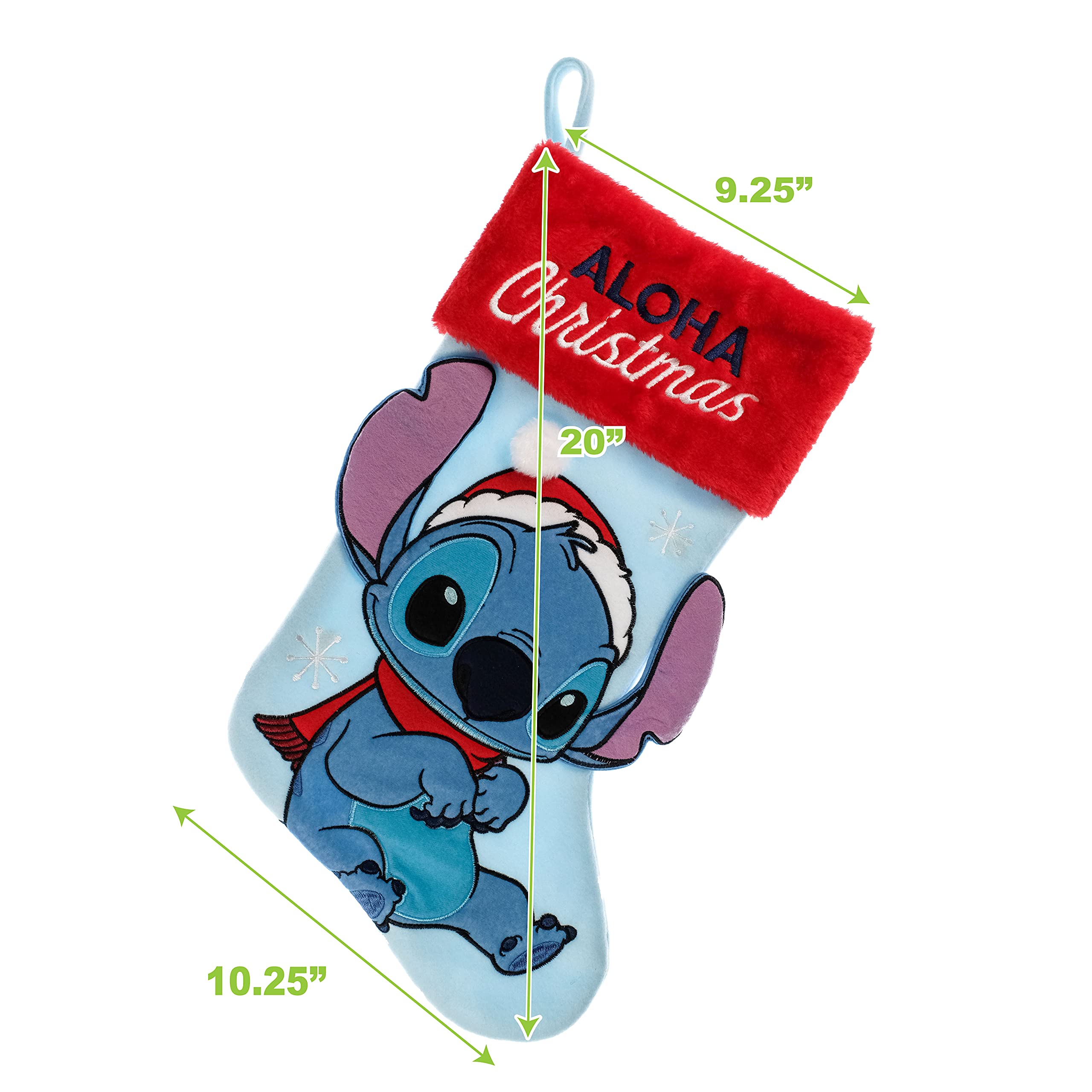 Stitch Applique Christmas Stocking