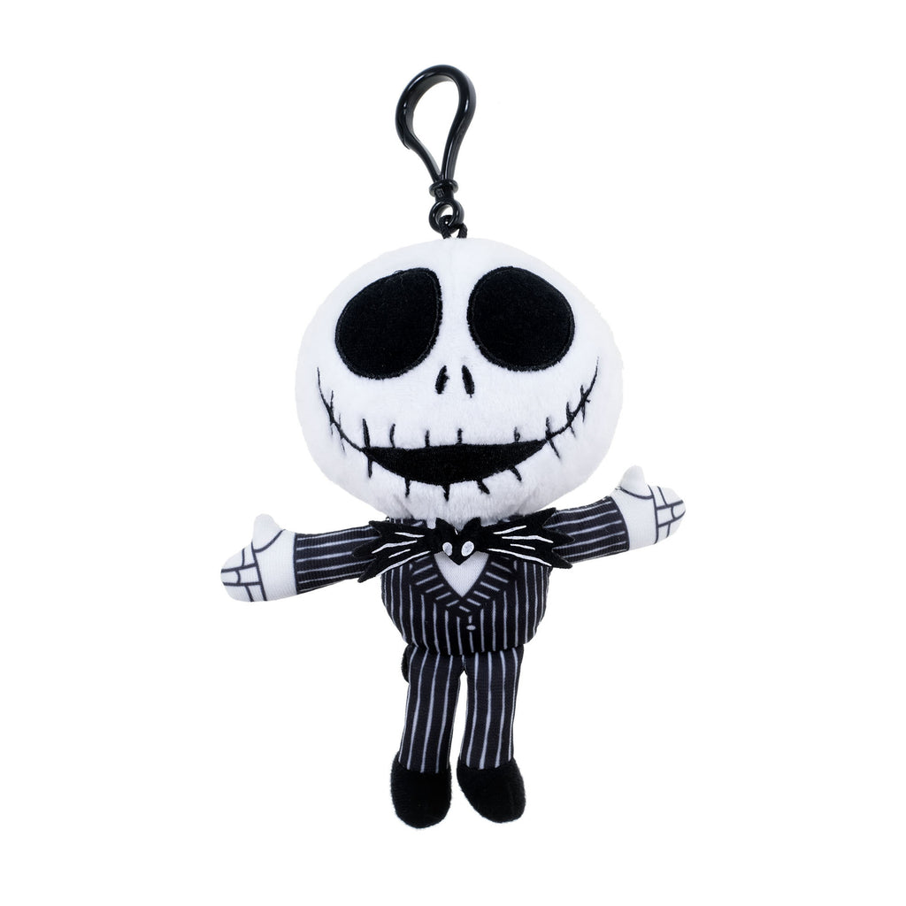 Disney The Nightmare Before Christmas 4-pack of 6 inch Plush Clips featuring Jack, Sally, Oogie Boogie and Zero
