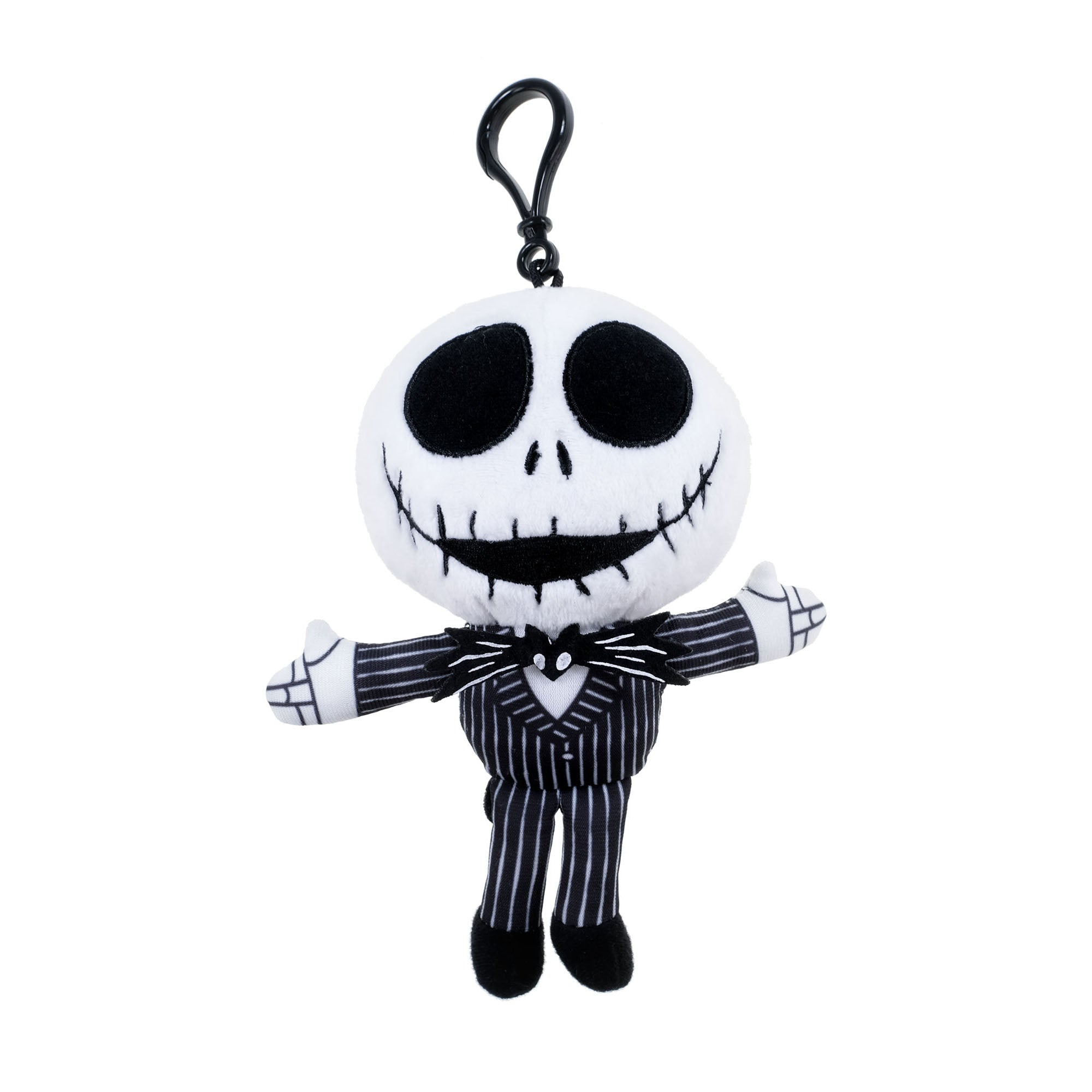 Disney The Nightmare Before Christmas 4-pack of 6 inch Plush Clips featuring Jack, Sally, Oogie Boogie and Zero