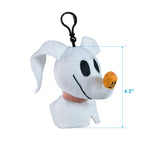 Disney The Nightmare Before Christmas 4-pack of 6 inch Plush Clips featuring Jack, Sally, Oogie Boogie and Zero
