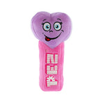 Pez Plush 7-inch set with Teddy Bear, Red Heart and Purple Heart Plush Dispensers