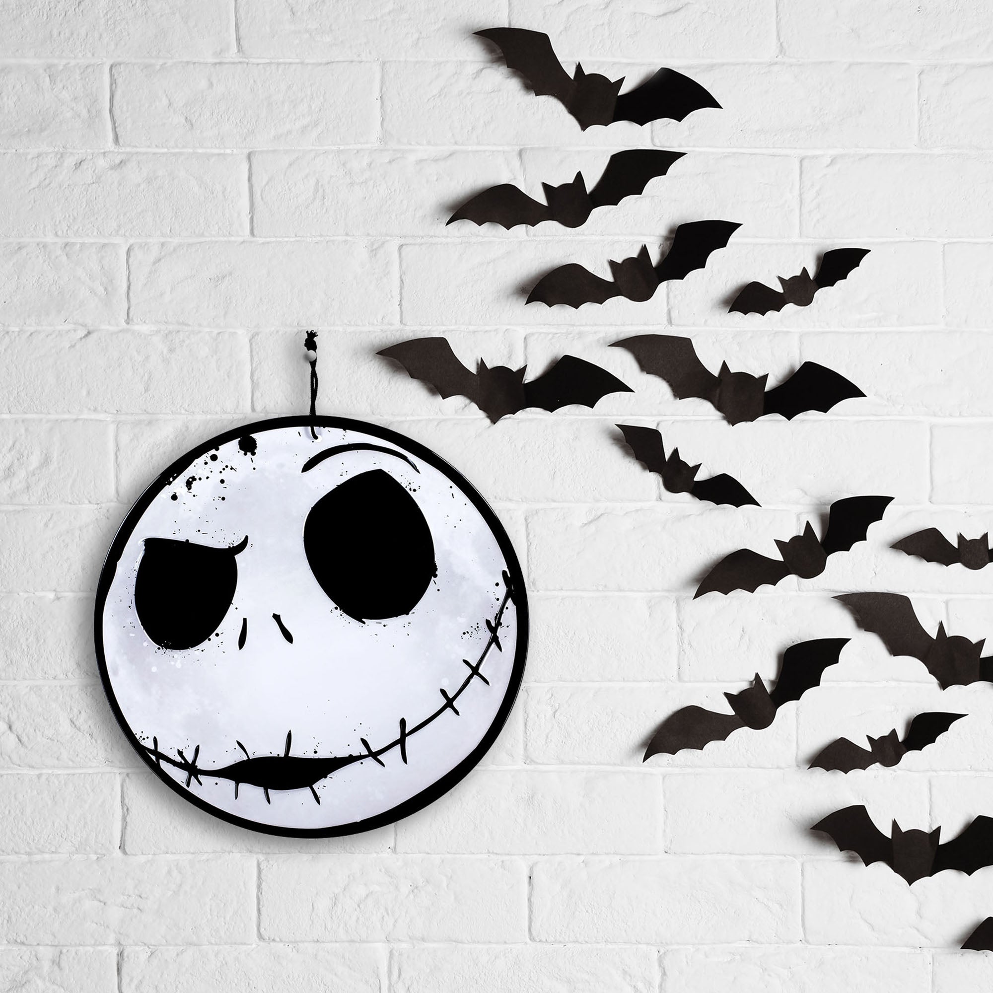 Disney The Nightmare Before Christmas 12 inch round metal sign featuring Jack Skellington