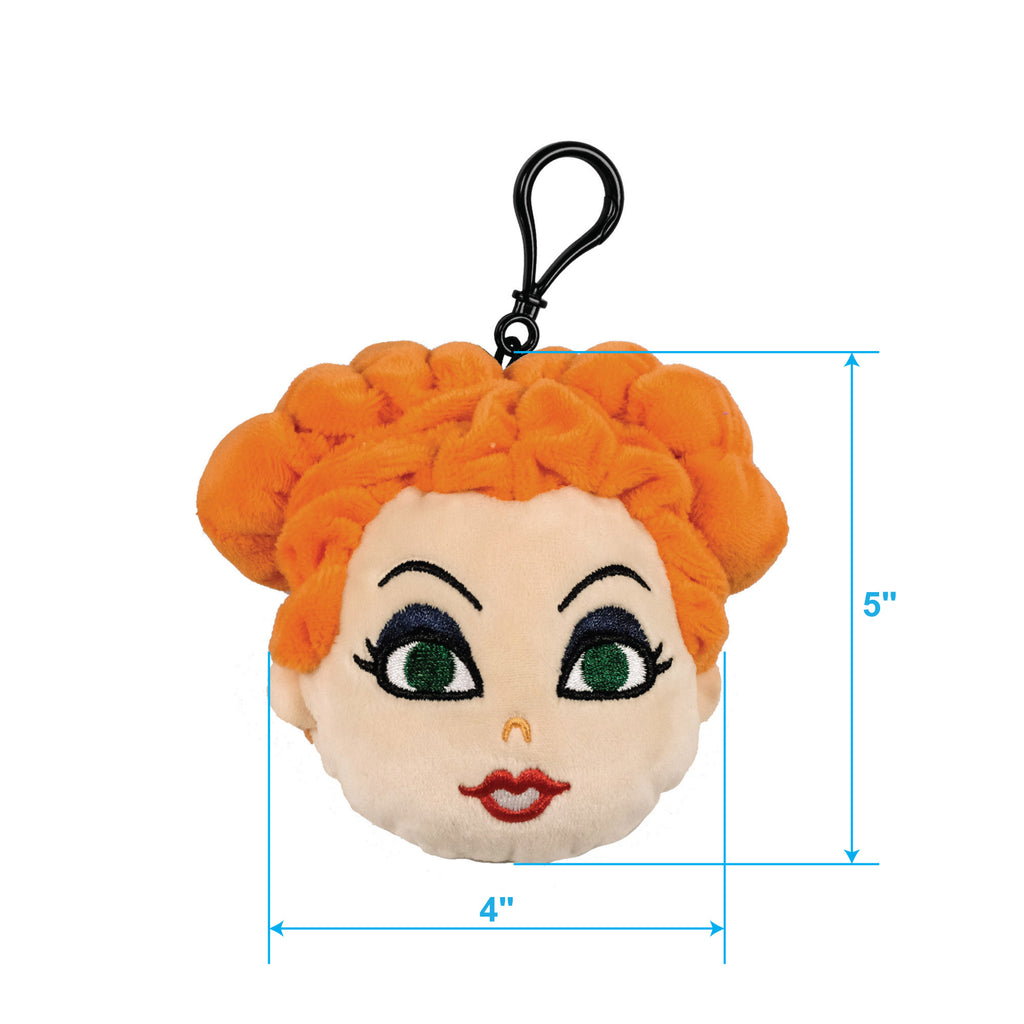 Hocus Pocus 3-pack of 3.5" Plush Clips featuring Winifred, Sarah and Mary