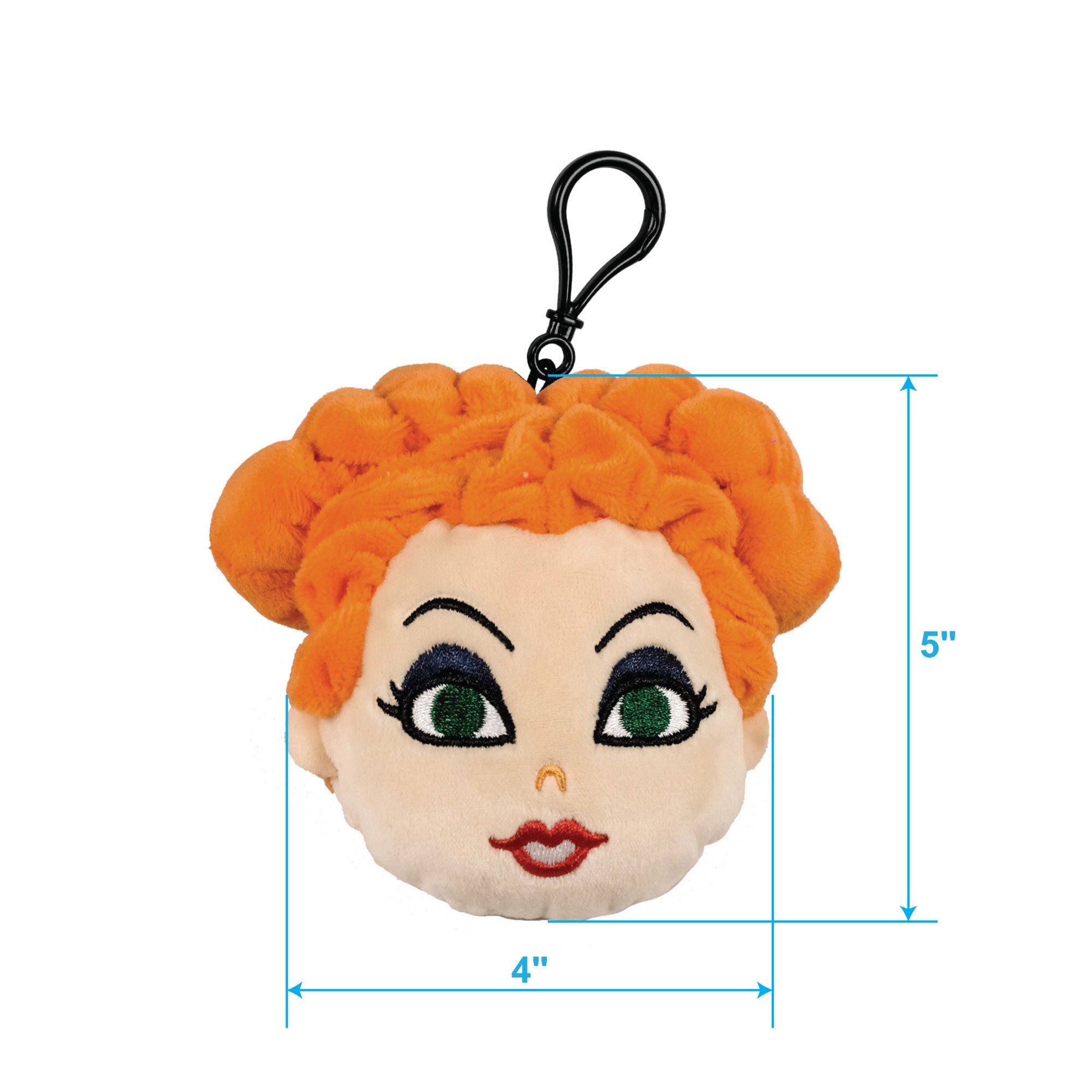 Hocus Pocus 3-pack of 3.5" Plush Clips featuring Winifred, Sarah and Mary