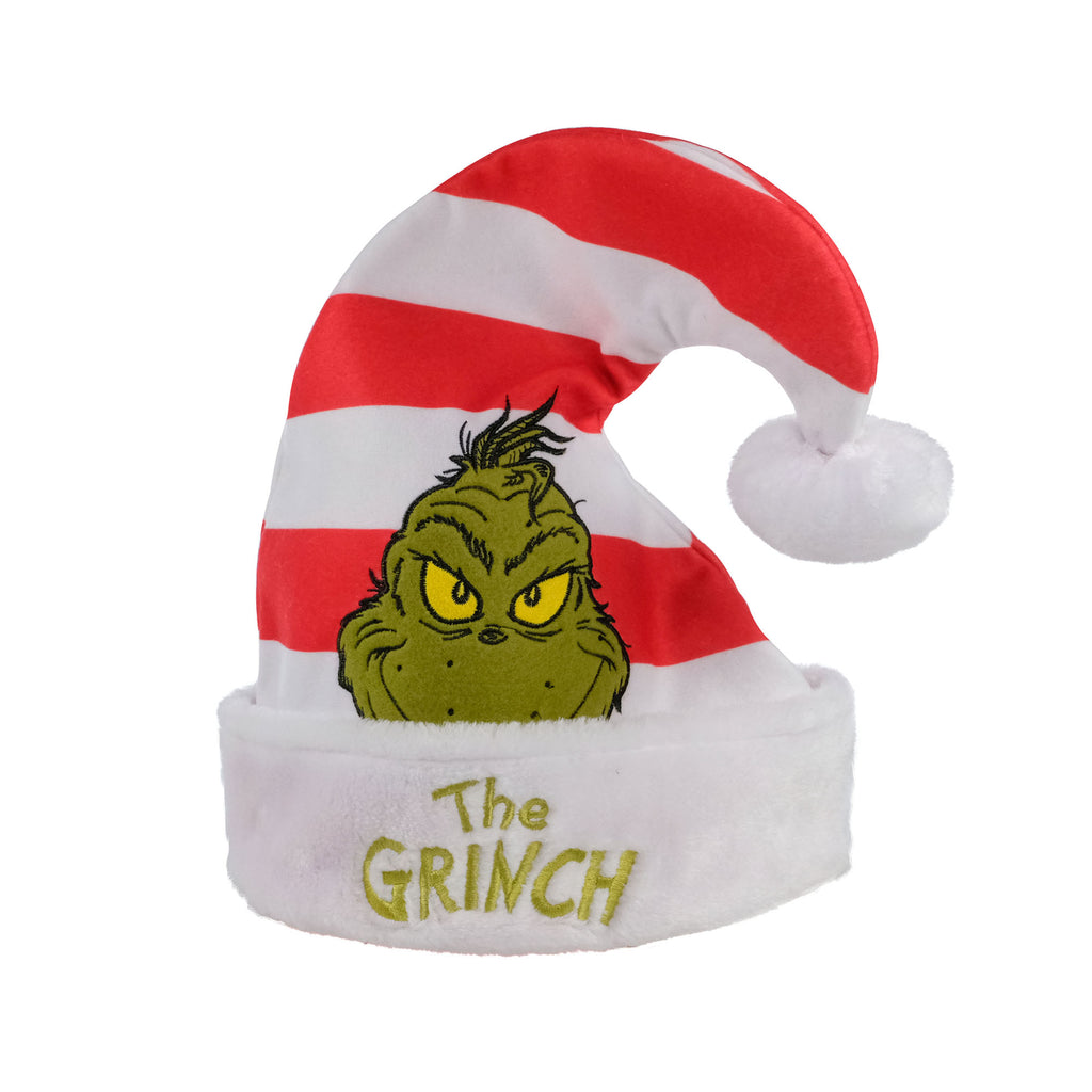 The Grinch Red Stripe Christmas Hat