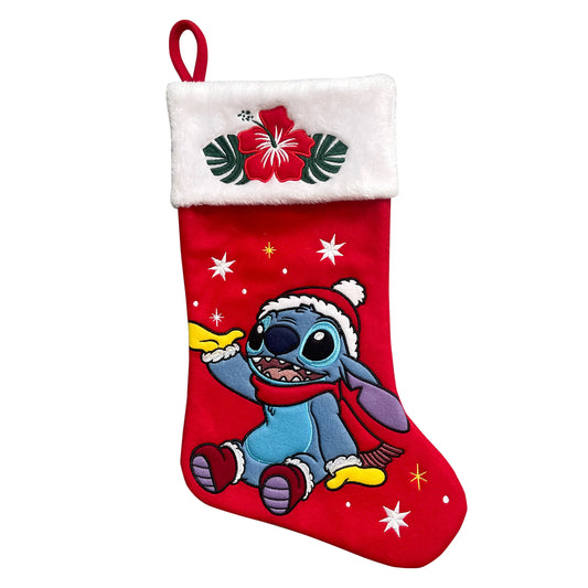 Stitch among Snowflakes 20 inch Applique Christmas Stocking