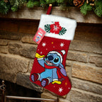 Stitch among Snowflakes 20 inch Applique Christmas Stocking