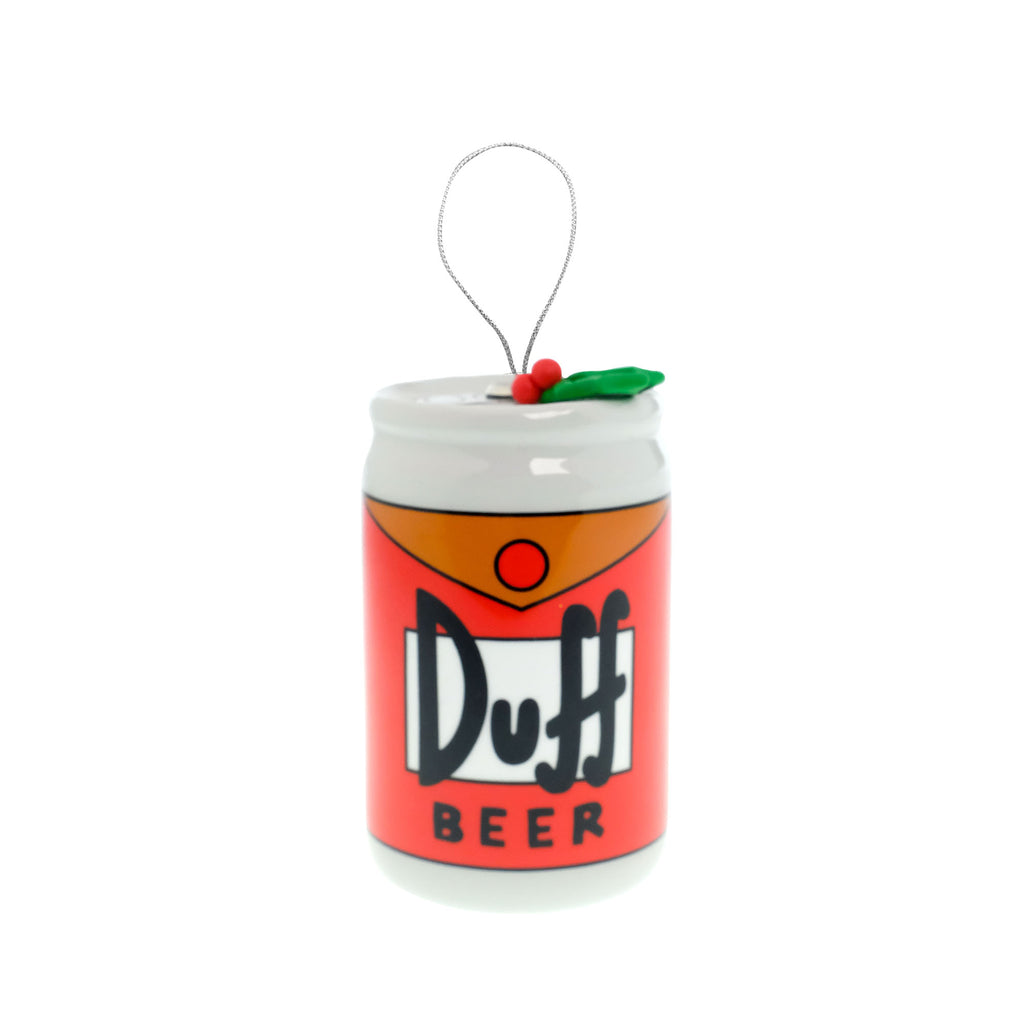 The Simpsons Duff Beer Ornaments 2 pack