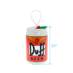 The Simpsons Duff Beer Ornaments 2 pack