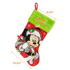 Mickey Mouse Appliqué Christmas Stocking