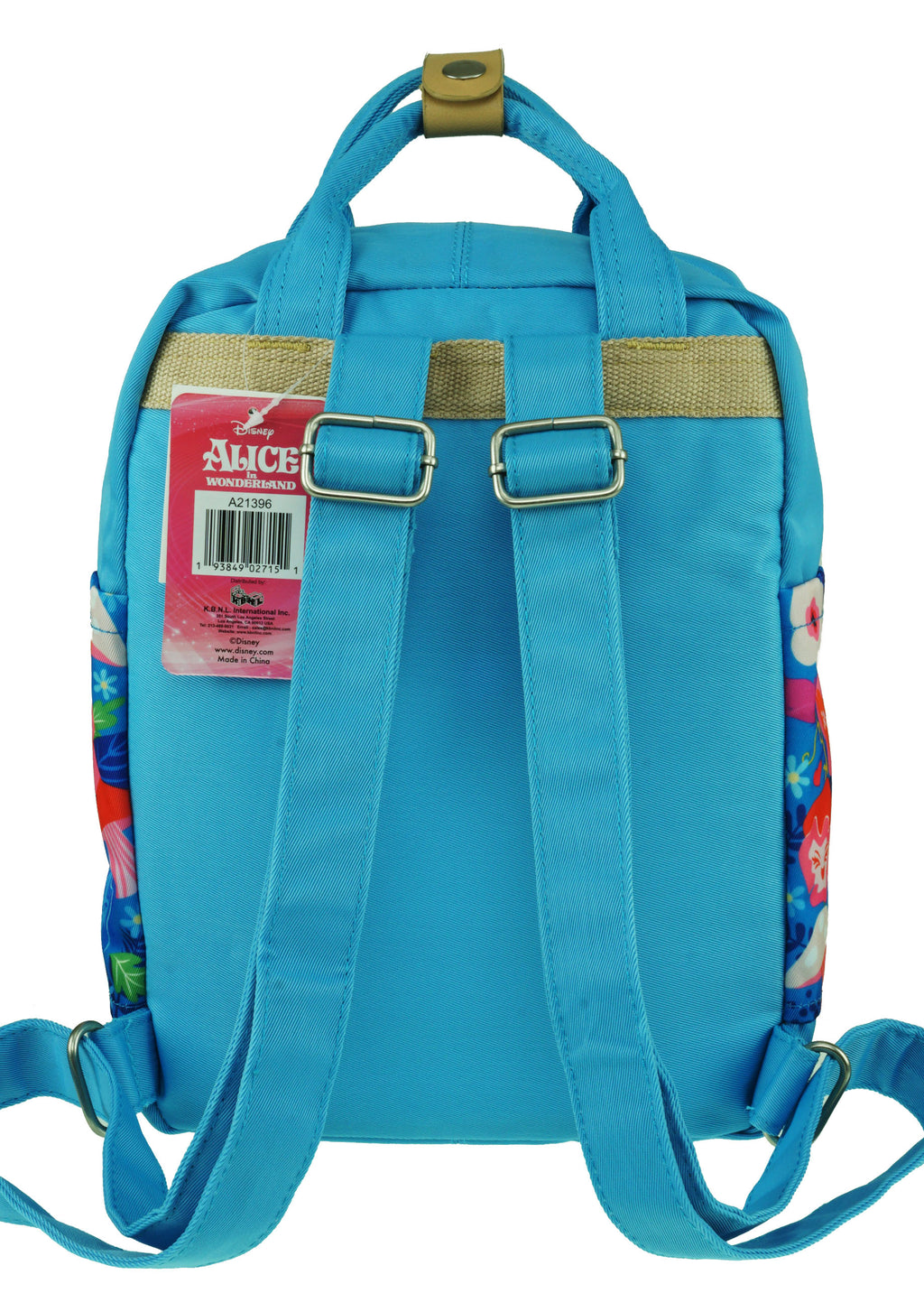 Alice in Wonderland 12" Nylon Backpack