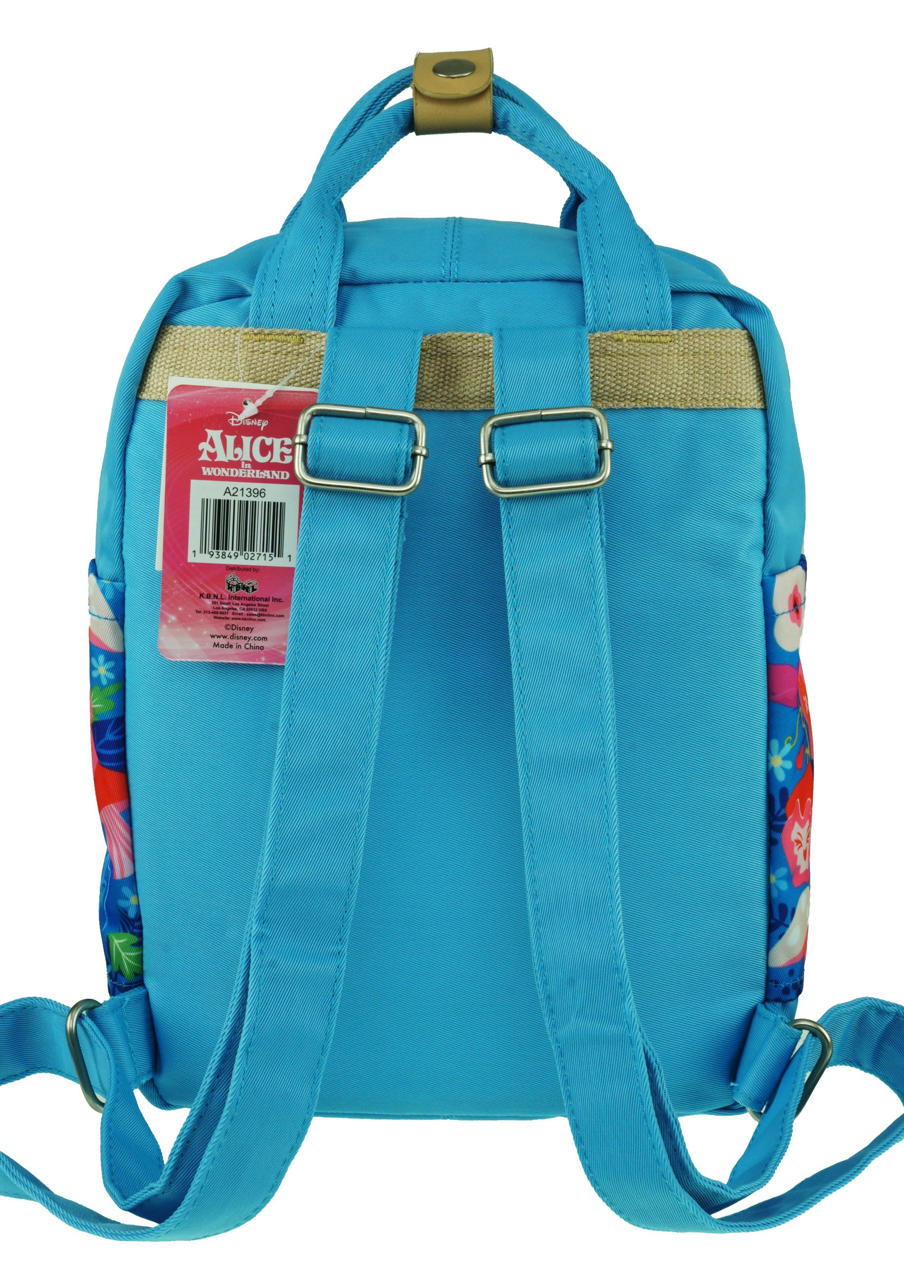 Alice in Wonderland 12" Nylon Backpack