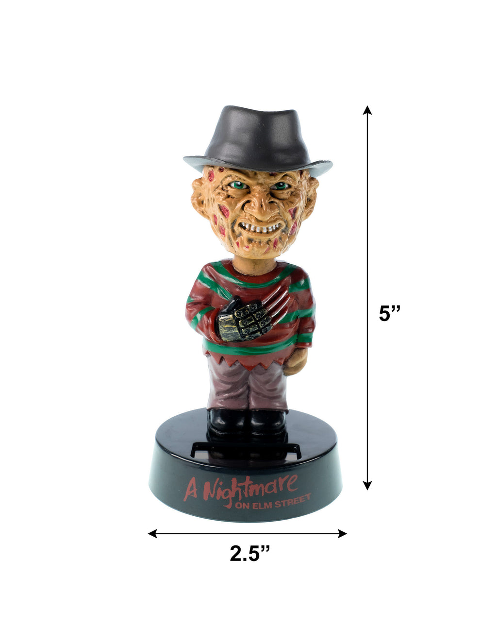 Nightmare on Elm Street Freddy Solar Bobblehead