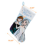 Frozen - Elsa and Anna 20" Applique Christmas Stocking