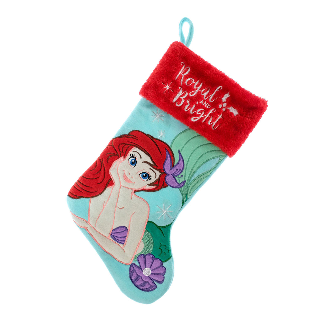 Princess Ariel Applique Christmas Stocking