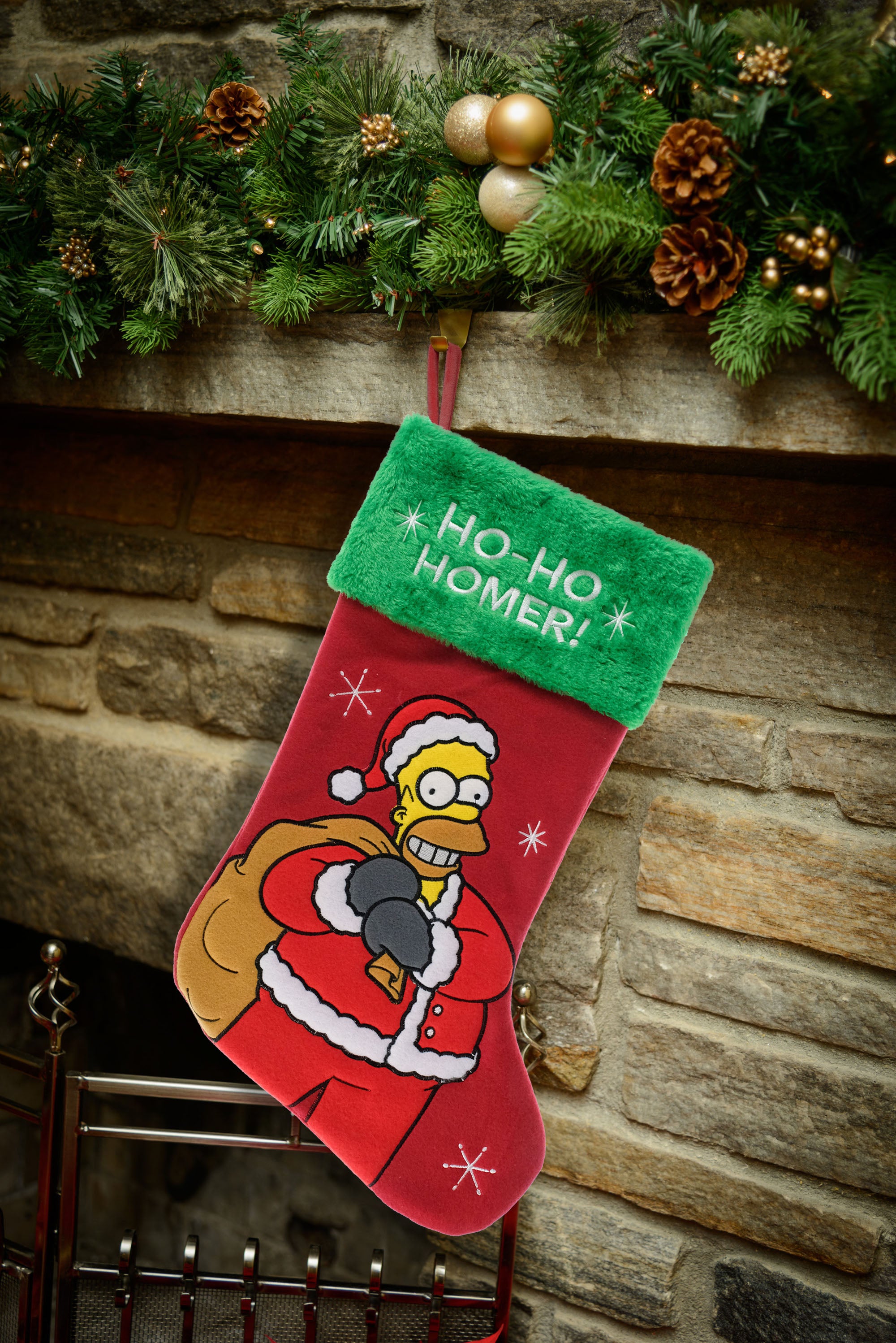 The Simpsons Appliqué Christmas Stocking