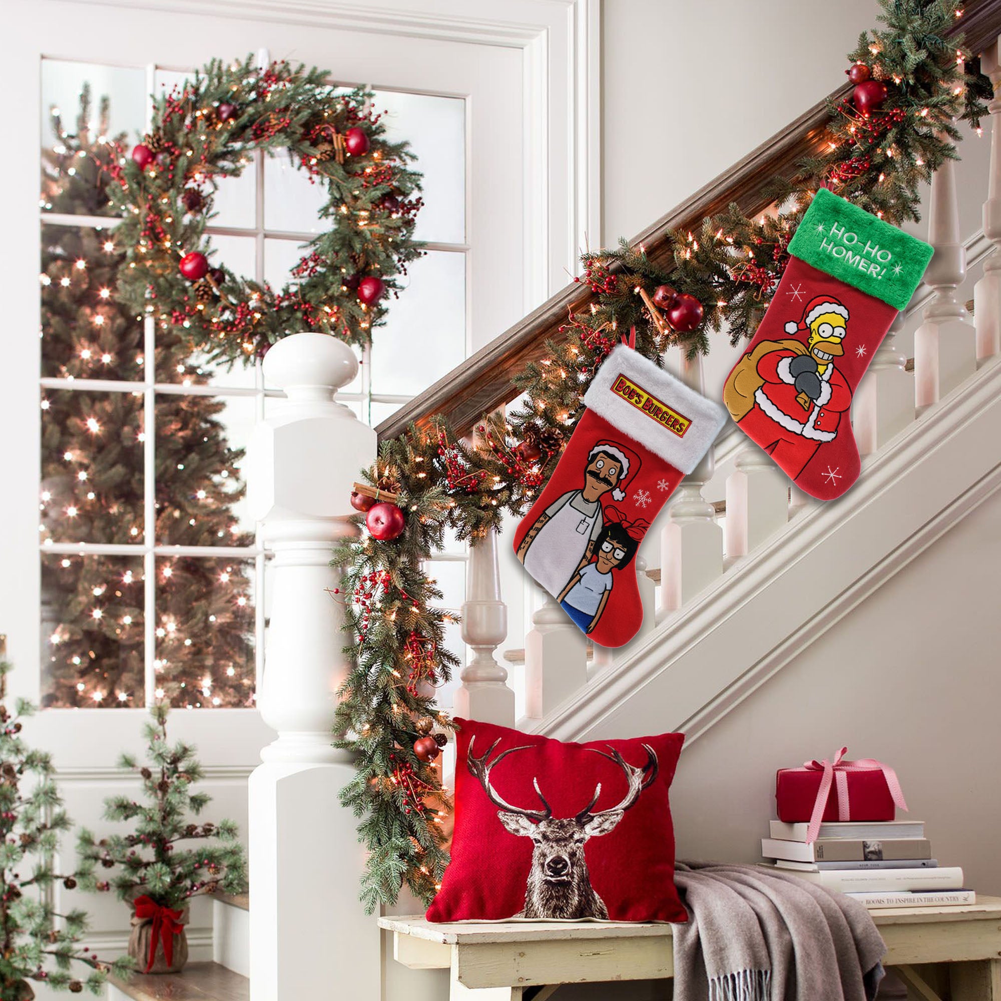 The Simpsons Appliqué Christmas Stocking