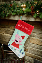 Peppa Pig Applique Christmas Stocking
