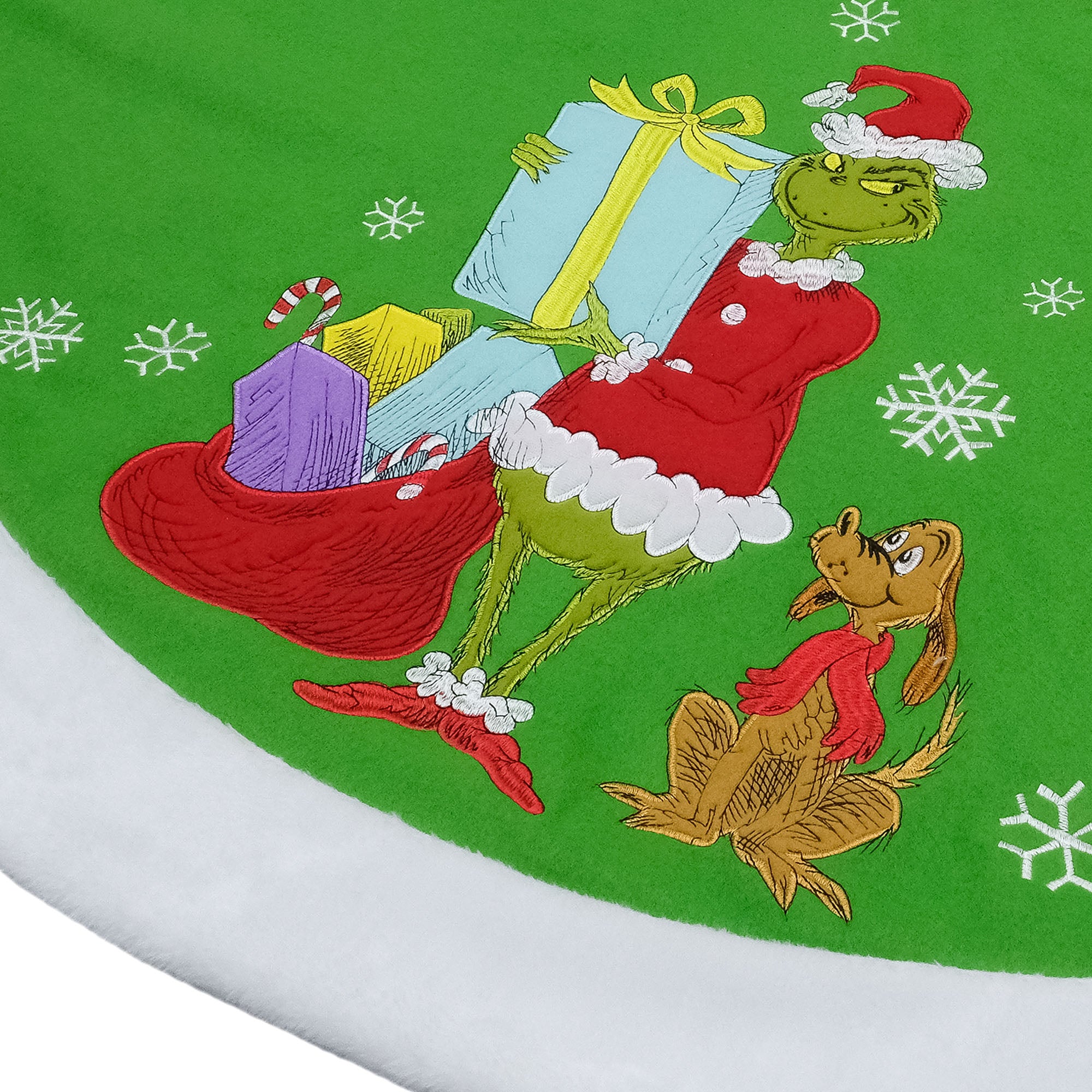 The Grinch Who Stole Christmas 48" Appliqué Tree Skirt