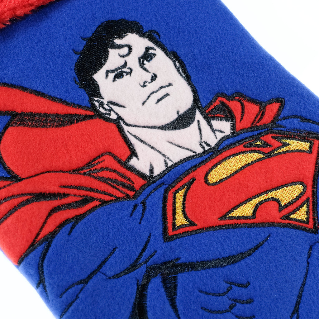 Superman Embroidered 20" Applique Christmas Stocking