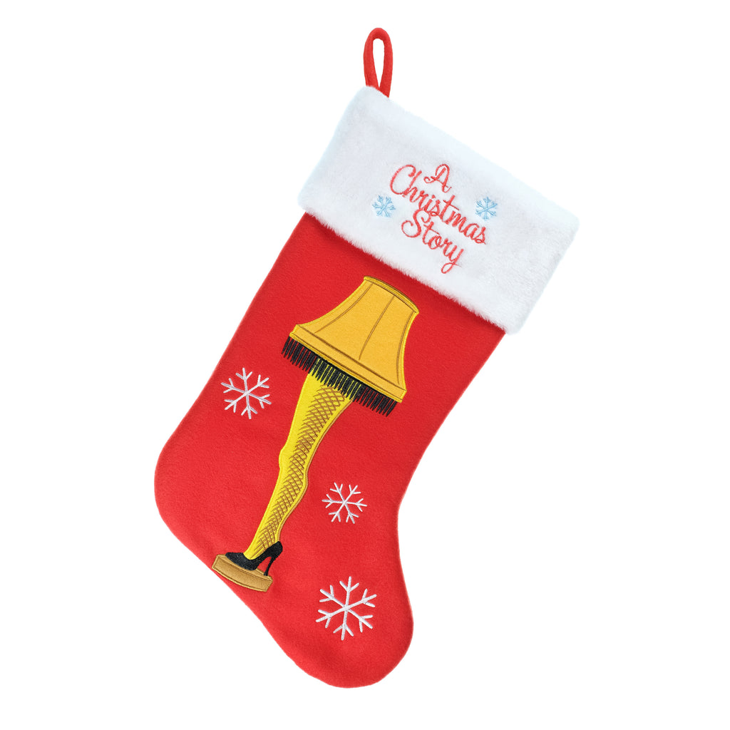 A Christmas Story Embroidered 20" Applique Christmas Stocking
