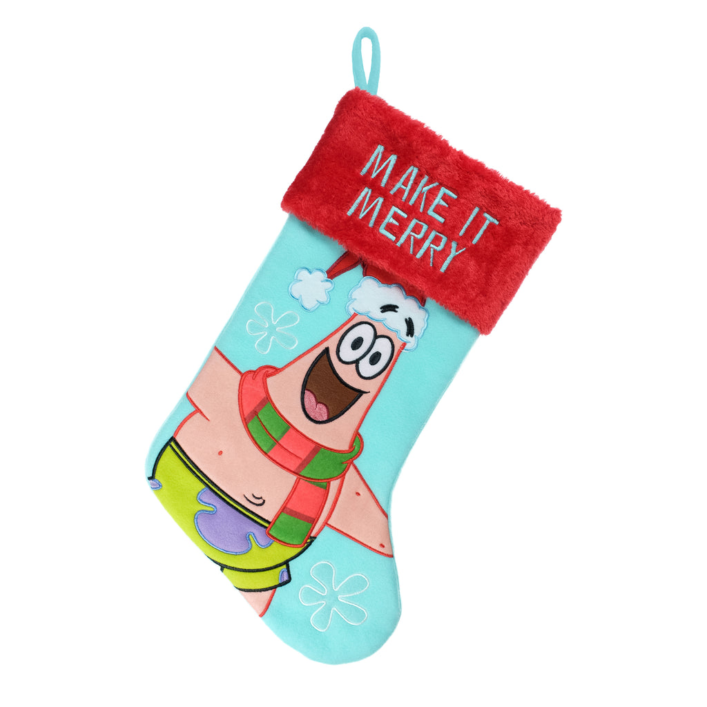 SpongeBob SquarePants - Patrick Applique Christmas Stocking