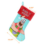 SpongeBob SquarePants - Patrick Applique Christmas Stocking
