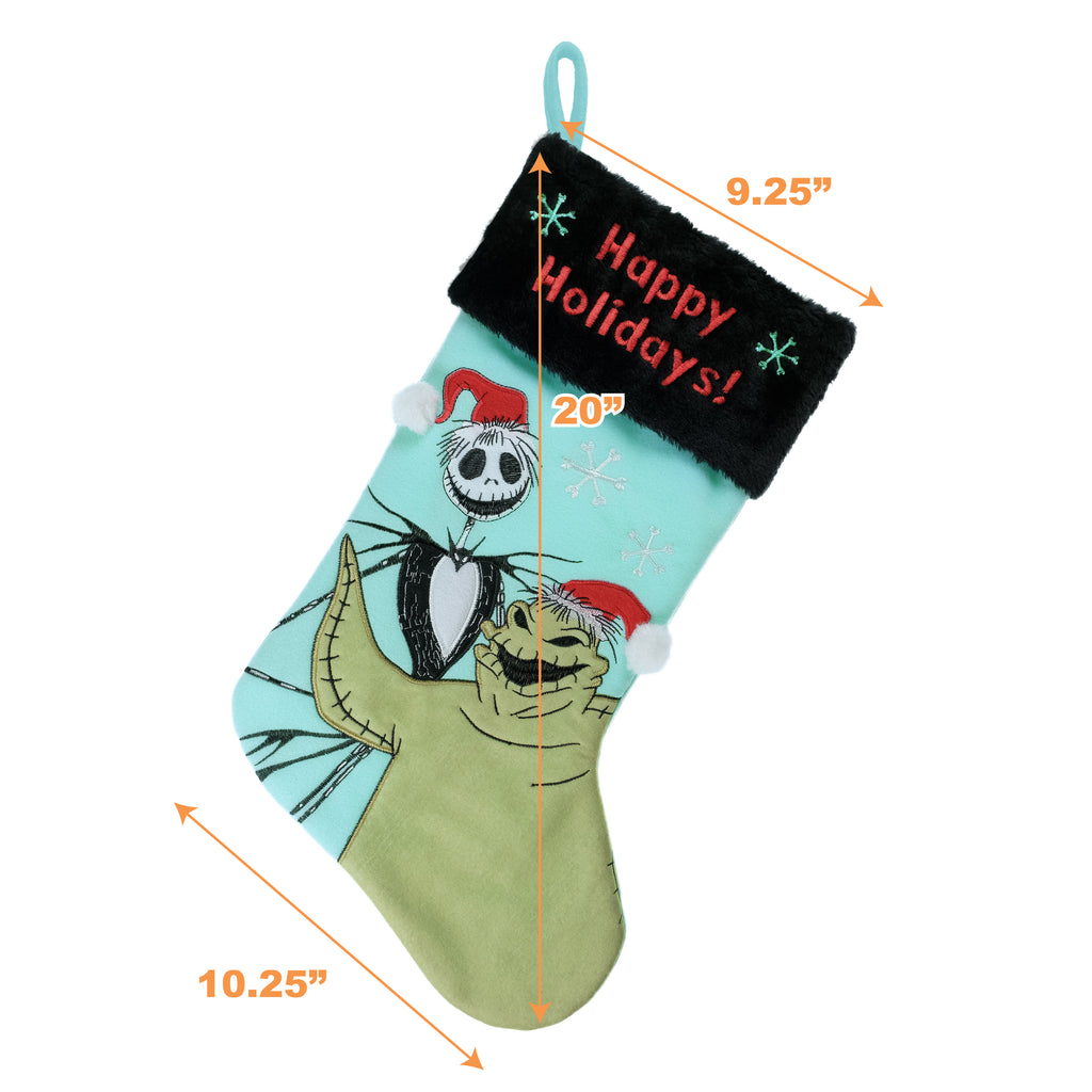 The Nightmare Before Christmas--Oogie Christmas Stocking 20" Applique Stocking
