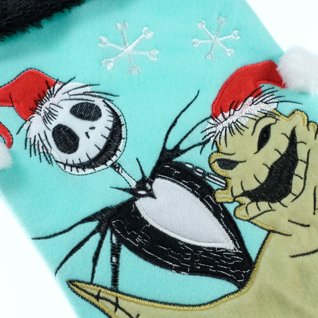 The Nightmare Before Christmas--Oogie Christmas Stocking 20" Applique Stocking