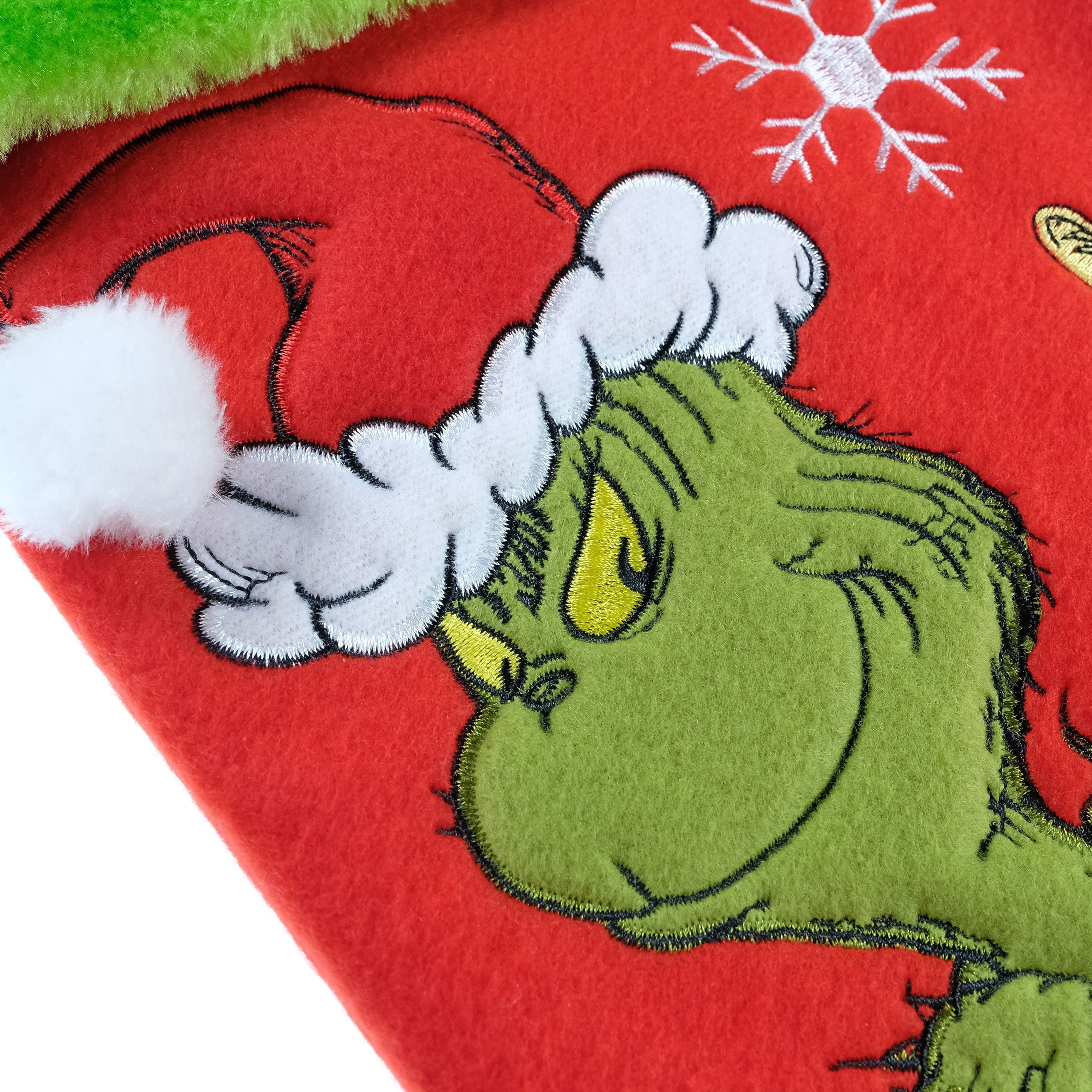 How the Grinch Stole Christmas 20" Applique Christmas Stocking