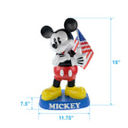 Disney 19" Mickey Mouse Statue waving the American Flag