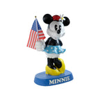 Disney 19" Minnie Mouse statue waving the American Flag