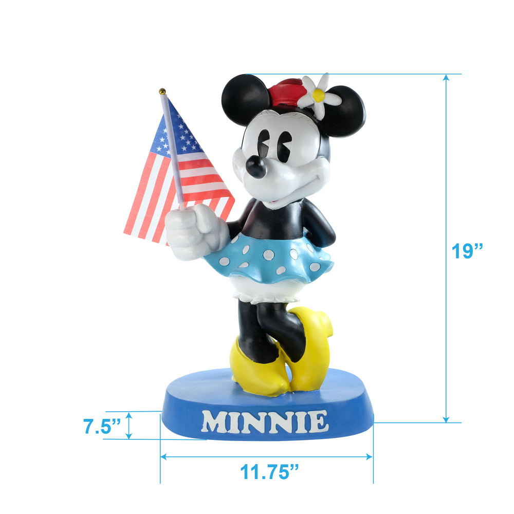 
                  
                    Disney 19" Minnie Mouse figurine waving the American Flag
                  
                