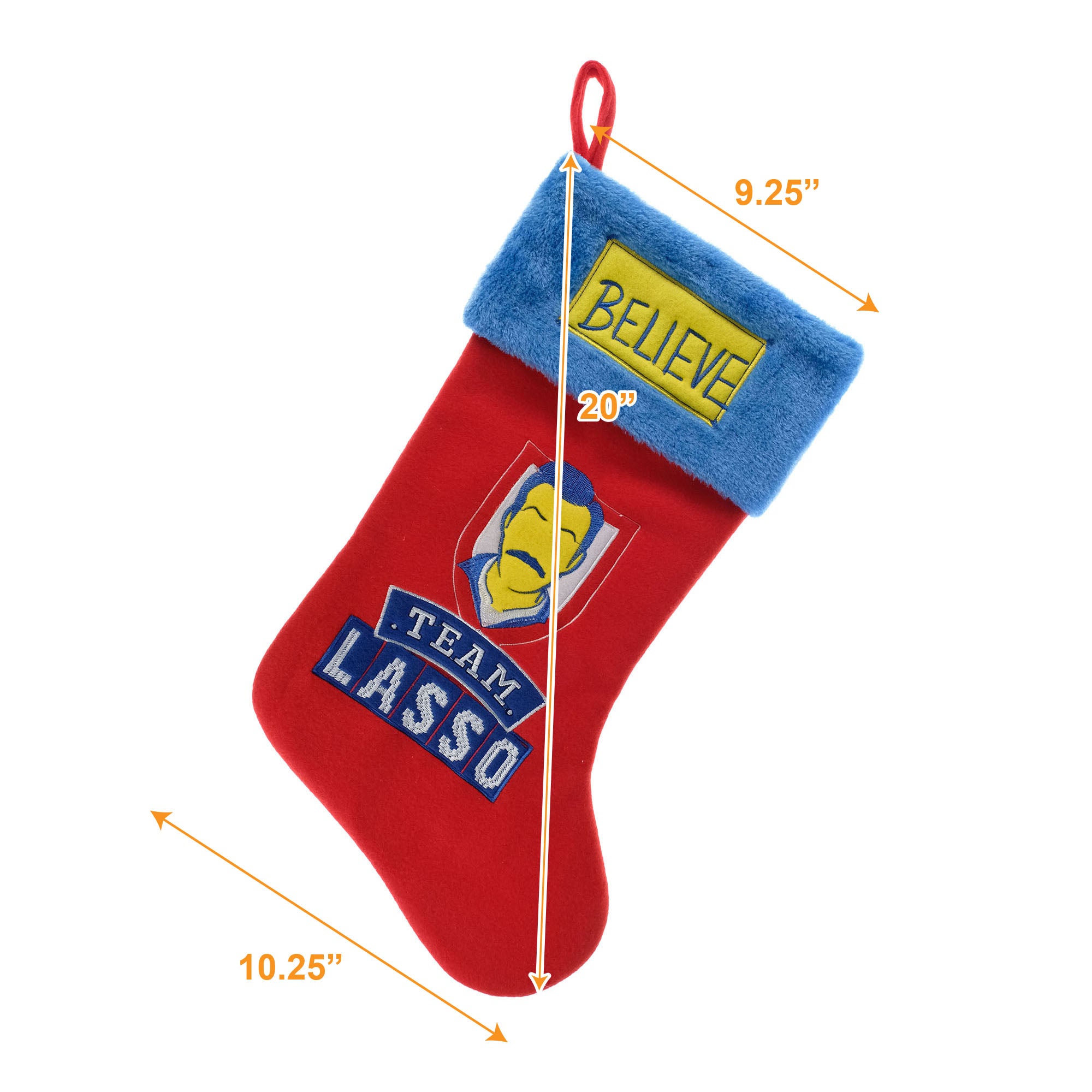 Ted Lasso Appliqué Christmas Stocking