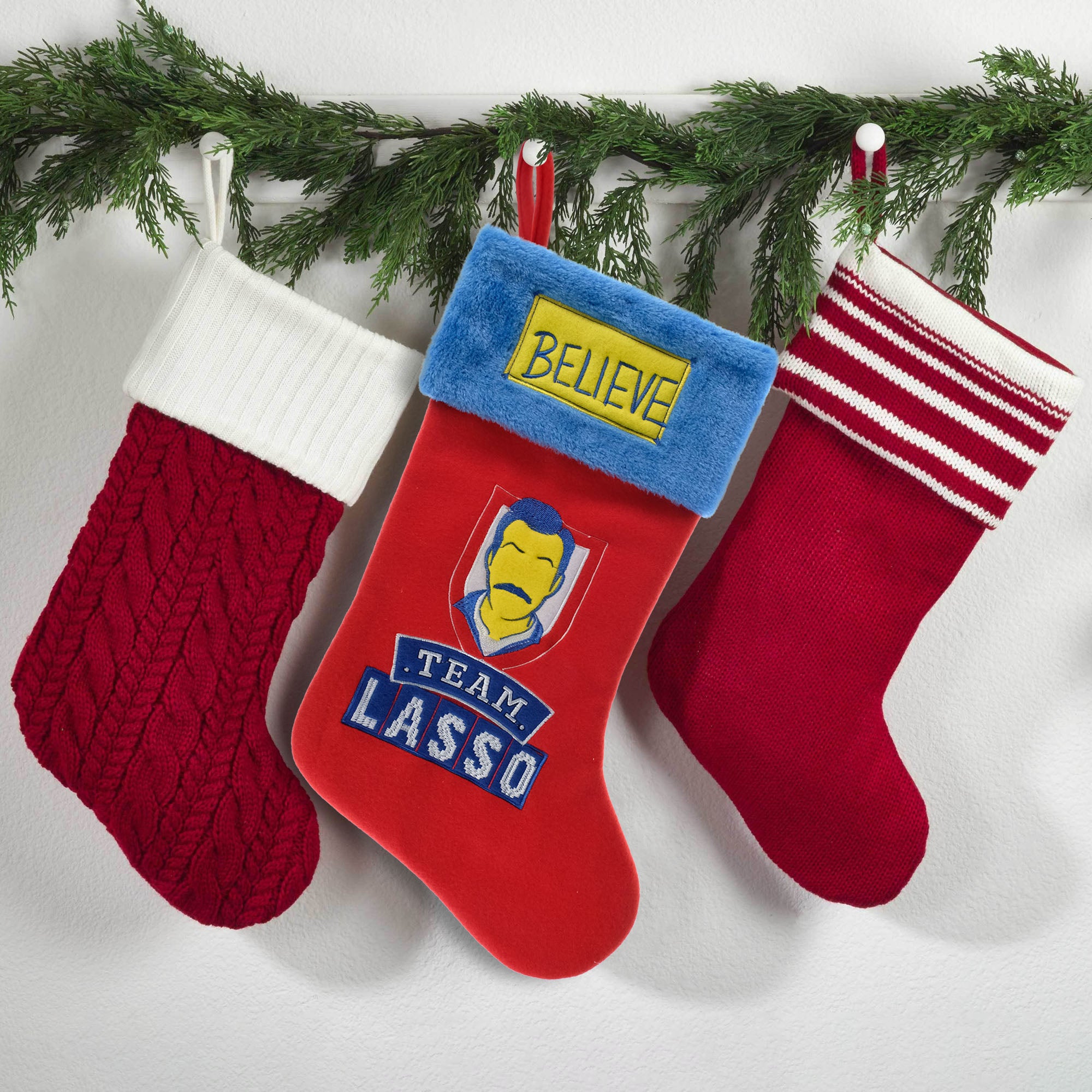 Ted Lasso Appliqué Christmas Stocking