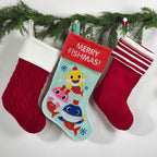 Baby Shark 20" Appliqué Christmas Stocking
